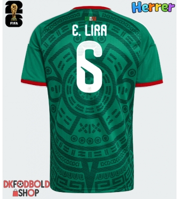 Mexico Erik Lira #6 Hjemmebanetrøje VM 2026 Kort ærmer